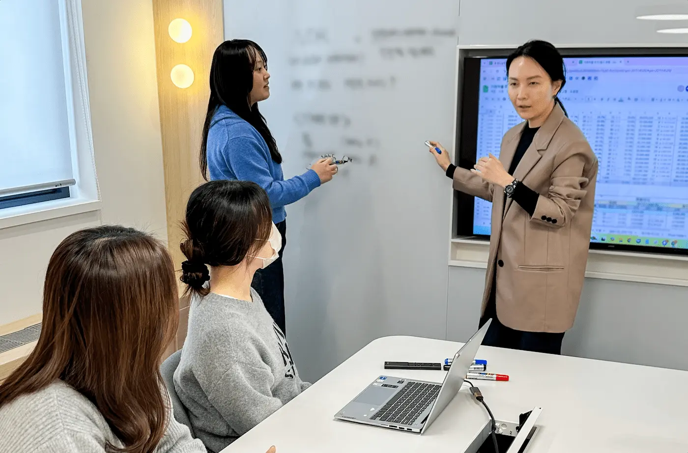 Intense meeting image